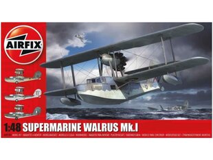 Airfix - Supermarine Walrus Mk.I, 1/48, A09183 hind ja info | Klotsid ja konstruktorid | hansapost.ee