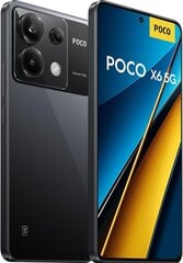 POCO X6 5G 12/256GB Black hind ja info | Telefonid | hansapost.ee