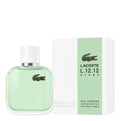 Tualettvesi Lacoste L.12.12 Blanc Eau Fraîche Edt meestele, 50 ml hind ja info | Lacoste Parfüümid, lõhnad ja kosmeetika | hansapost.ee