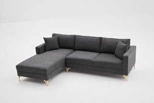 Nurgadiivan Asir Berlin Left, hall/kuldne price and information | Corner sofas and corner sofa beds | hansapost.ee