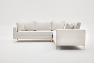 Kampinė sofa Berlin - Cream, Gold цена и информация | Угловые диваны | hansapost.ee