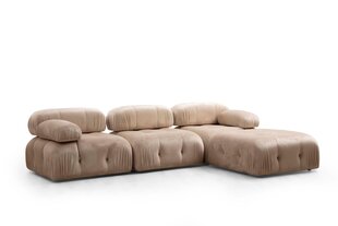 Kampinė sofa Bubble Corner ( L1-O1-1R -Puf) - Cream цена и информация | Угловые диваны | hansapost.ee