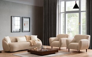 3 vietų sofa Napoli - Cappuccino цена и информация | Диваны | hansapost.ee