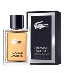 Tualettvesi Lacoste L'Homme EDT meestele, 100 ml hind ja info | Lacoste Parfüümid, lõhnad ja kosmeetika | hansapost.ee