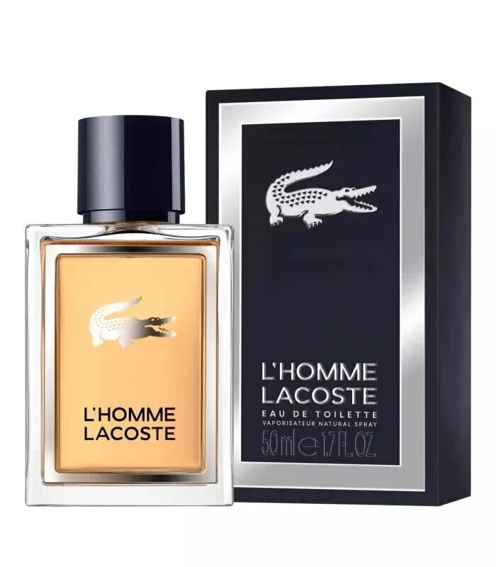 Tualettvesi Lacoste L'Homme EDT meestele, 100 ml цена и информация | Parfüümid meestele | hansapost.ee