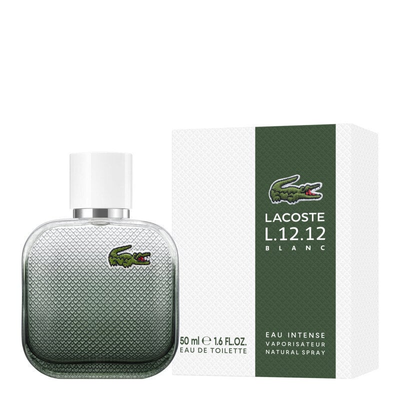 Tualettvesi Lacoste L.12.12 Blanc Intense EDT meestele, 100 ml цена и информация | Parfüümid meestele | hansapost.ee