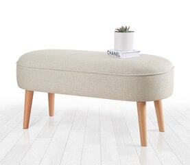 Pouffe Lednok - Cream цена и информация | Кресла-мешки и пуфы | hansapost.ee