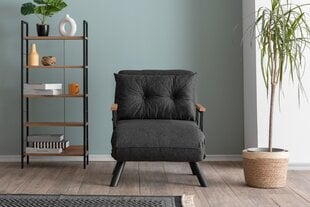 1 sėdynės sofa-lova Sando Single - Dark Grey цена и информация | Кресла для отдыха | hansapost.ee