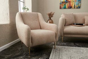 1 sėdynės sofa Simena - Beige цена и информация | Кресла | hansapost.ee