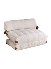 2 vietų sofa-lova Fold - White цена и информация | Диваны | hansapost.ee