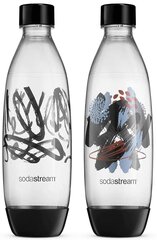 Pudelikomplekt Sodastream Art Duo Spirit Brush, 1l price and information | Joogipudelid | hansapost.ee