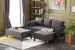 Nurgadiivan Asir Bella Mini Corner Sofa Right, hall hind ja info | Nurgadiivanid ja nurgadiivanvoodid | hansapost.ee