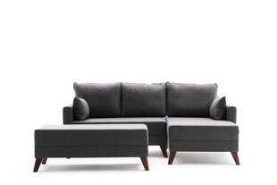 Kampinė sofa-lova Bella Mini Corner Sofa Right - Anthracite цена и информация | Угловые диваны | hansapost.ee