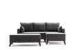 Nurgadiivan Asir Bella Mini Corner Sofa Right, hall hind ja info | Nurgadiivanid ja nurgadiivanvoodid | hansapost.ee