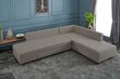 Nurgadiivan Asir Manama Corner Sofa Bed Right, beež цена и информация | Nurgadiivanid ja nurgadiivanvoodid | hansapost.ee