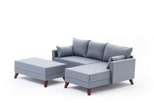 Kampinė sofa-lova Bella Soft Mini Köşe Right - Blue цена и информация | Угловые диваны | hansapost.ee