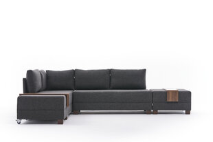 Kampinė sofa-lova Fly Left - Anthracite цена и информация | Угловые диваны | hansapost.ee