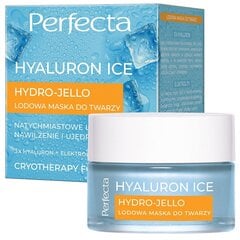 Маска для лица Perfecta Hyaluron Ice Hydro-Jello, 50 мл. цена и информация | Кремы для лица | hansapost.ee