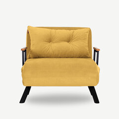 1 sėdynės sofa-lova Sando Single - Mustard цена и информация | Кресла | hansapost.ee