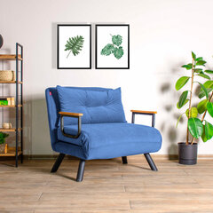 1 sėdynės sofa-lova Sando Single - Blue цена и информация | Кресла | hansapost.ee