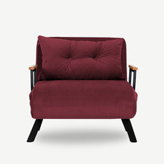 1 sėdynės sofa-lova Sando Single - Maroon цена и информация | Кресла для отдыха | hansapost.ee