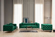 Kolmekohaline diivan Atelier Del Sofa Como, roheline цена и информация | Diivanvoodid ja diivanid | hansapost.ee