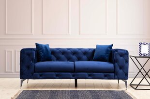 2 vietų sofa Como - Navy Blue цена и информация | Диваны | hansapost.ee