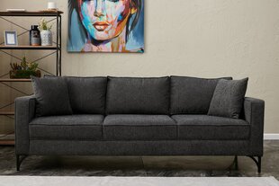 3 vietų sofa Berlin - Anthracite, Black цена и информация | Диваны | hansapost.ee