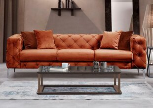 3 vietų sofa Como - Orange цена и информация | Диваны | hansapost.ee