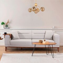 3 vietų sofa-lova Lionesi - Cream цена и информация | Диваны | hansapost.ee