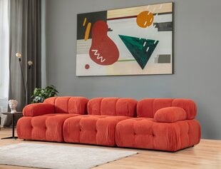 Kolmekohaline diivan Atelier Del Sofa Doblo, punane hind ja info | Diivanvoodid ja diivanid | hansapost.ee
