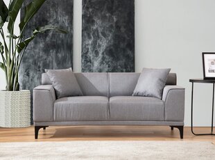 2 vietų sofa Petra 2 - Light Grey цена и информация | Диваны | hansapost.ee