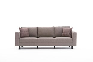 3 vietų sofa Kale Linen - Cream цена и информация | Диваны | hansapost.ee