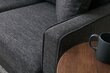 Kahekohaline diivan Atelier Del Sofa Eva, hall цена и информация | Diivanvoodid ja diivanid | hansapost.ee