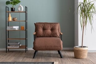 1 sėdynės sofa-lova Sando Single - Light Brown цена и информация | Уличные кресла | hansapost.ee