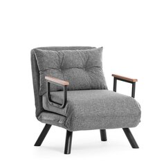 1 sėdynės sofa-lova Sando Single - Light Grey цена и информация | Уличные кресла | hansapost.ee