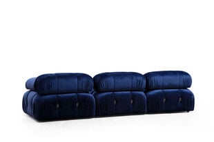 Kampinė sofa Bubble Velvet Blue L1-O1-1R-PUF цена и информация | Угловые диваны | hansapost.ee