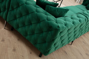 Kampinė sofa Como Left - Green цена и информация | Угловые диваны | hansapost.ee