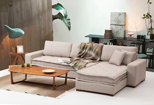 Kampinė sofa Lena Corner (L3-CHL) - Sand Beige цена и информация | Угловые диваны | hansapost.ee