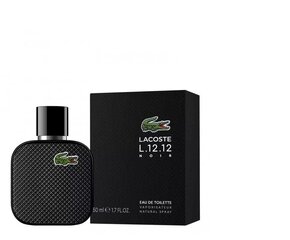 Туалетная вода Lacoste L.12.12 Noir EDT для мужчин, 100 мл цена и информация | Духи для Него | hansapost.ee