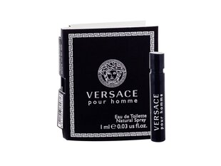Туалетная вода Versace Pour Homme EDT для мужчин, 1 мл цена и информация | Versace Духи, косметика | hansapost.ee