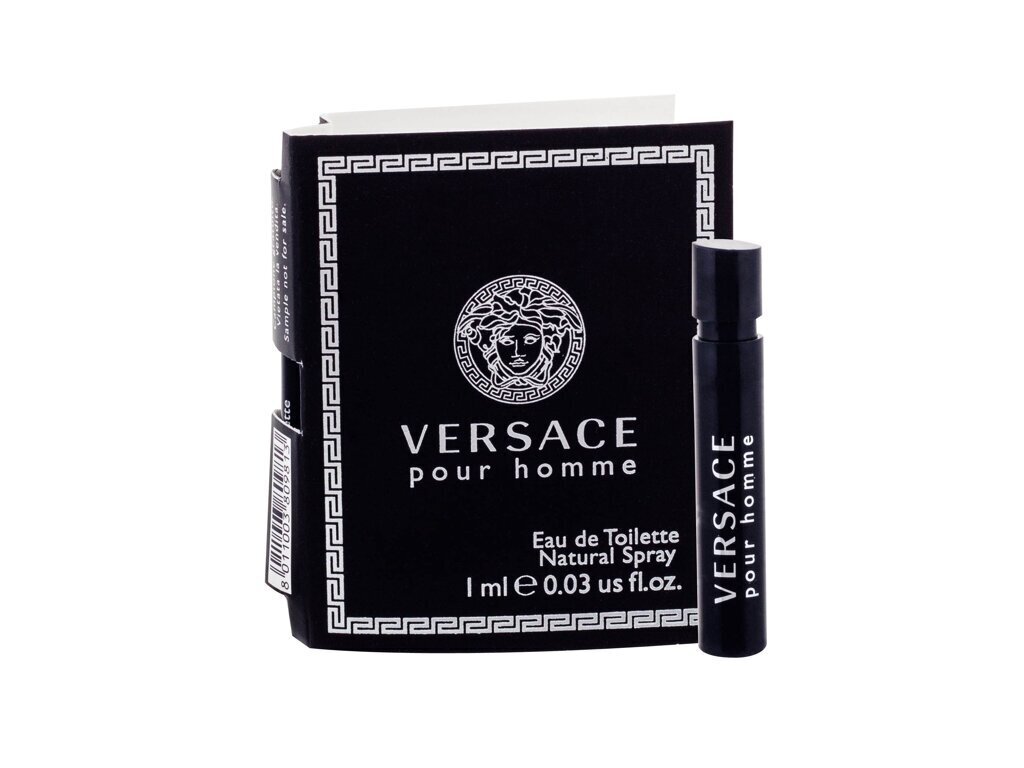 Tualettvesi Versace Pour Homme EDT meestele, 1 ml цена и информация | Parfüümid meestele | hansapost.ee