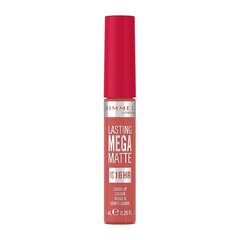 Huulepulk Rimmel London Lasting Mega Matte Liquid, 600 Coral Sass, 7,4 ml hind ja info | Huulekosmeetika | hansapost.ee