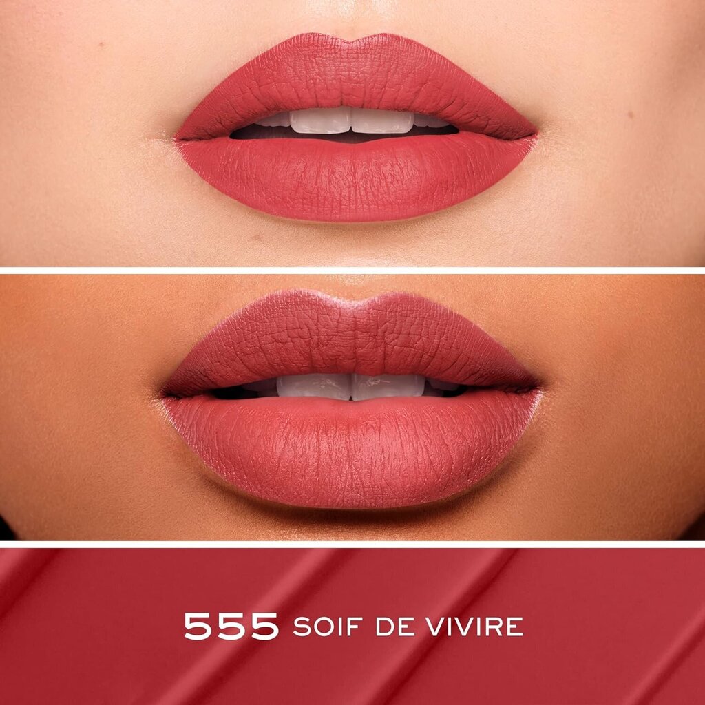 Huulevärv Lancome L'Absolu Rouge Drama Ink, 555 Soif de Vivre, 6 ml hind ja info | Huulekosmeetika | hansapost.ee