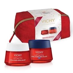 Набор Vichy Liftactive Collagen Specialist для женщин: дневной крем, 50 мл + ночной крем, 50 мл цена и информация | Кремы для лица | hansapost.ee
