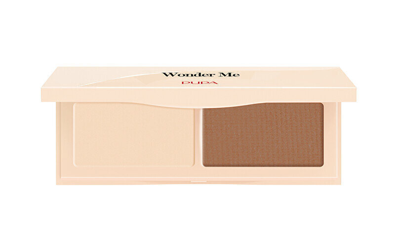 Näo kontuurimise palett Pupa Wonder Me Natural Sculpt, 02 Medium Dark Skin, 8 g hind ja info | Päikesepuudrid ja põsepunad | hansapost.ee