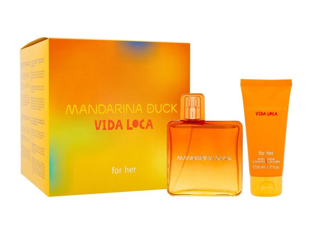 Komplekt Mandarina Duck Vida Loca naistele: tualettvesi EDT, 100 ml + kehapiim, 50 ml hind ja info | Parfüümid naistele | hansapost.ee