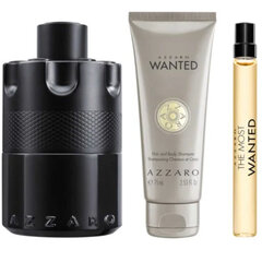 Набор Azzaro для мужчин: парфюмерная вода EDP 100мл + шампунь/гель для душа 75 мл + парфюмерная вода EDP 10 мл. цена и информация | Духи для Него | hansapost.ee