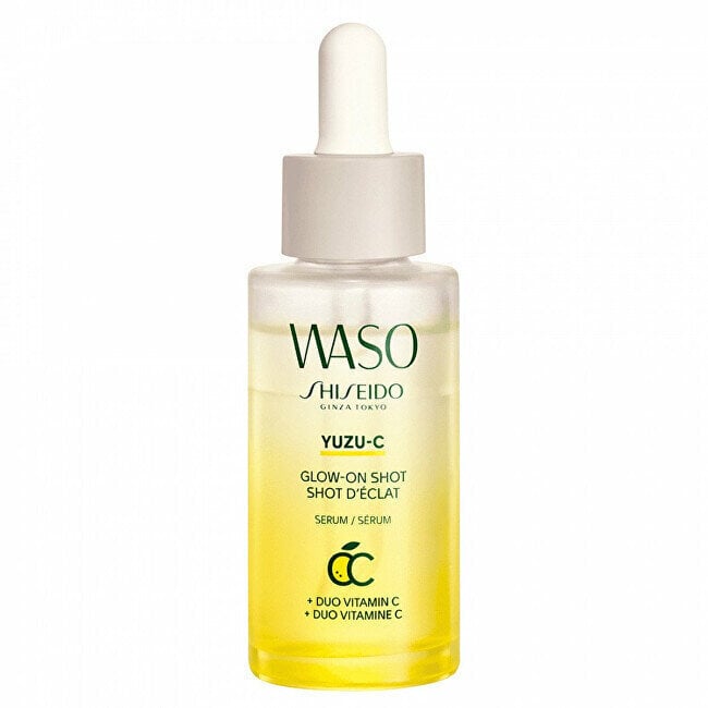 Kirgastav näoseerum Shiseido Ladies Waso Yuzu-C Glow-On Shot Serum, 28 ml hind ja info | Näoõlid, ampullid ja seerumid | hansapost.ee