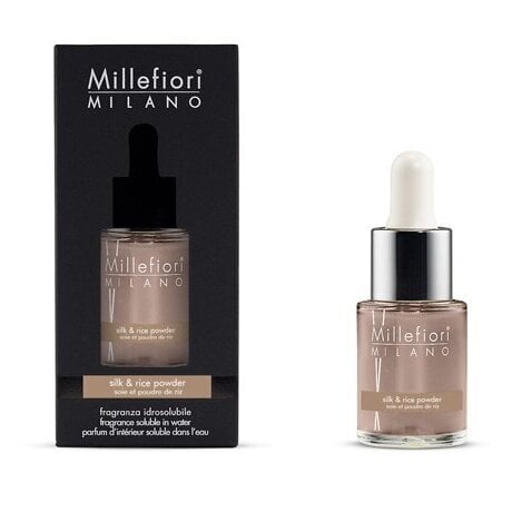 Lõhnaõli Millefiori Milano Silk &amp; Rice Powder, 15 ml hind ja info | Kosmeetilsed ja eeterlikud õlid | hansapost.ee